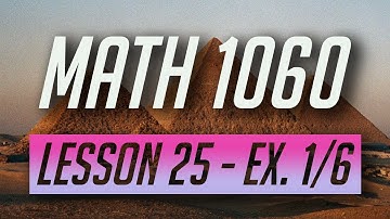 Lesson 25 - Sketching Curves Described by Parametric Equations - Example 1/6