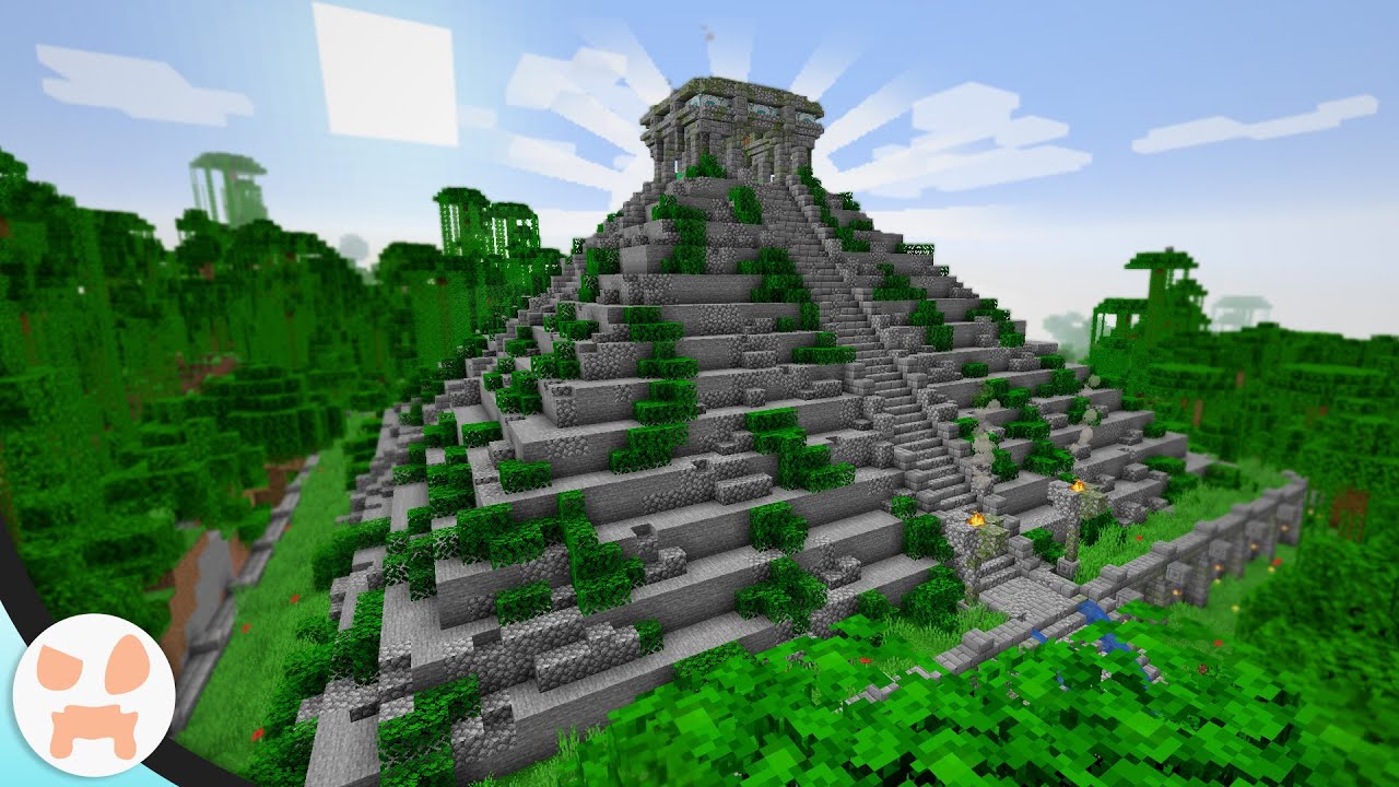 minecraft mayan temple, minecraft aztec temple, minecraft giant pyramid, mi...