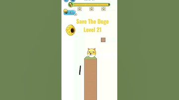 Save The Doge Level 21 #shorts #savethedoge #howtodraw