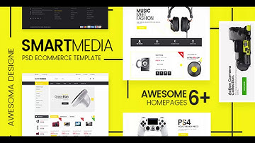 Smart Media - Ecommerce PSD Template | Themeforest Website Templates and Themes