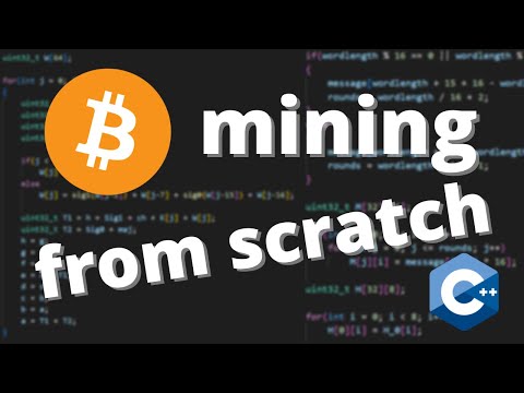 Writing A Bitcoin Miner From Scratch In C++