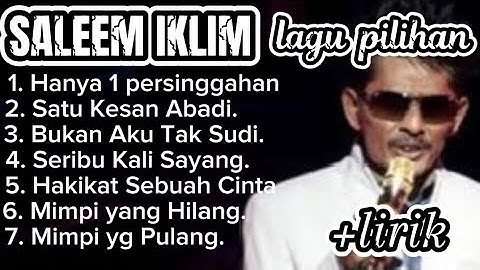 Salim iklim full album (lirik) best song, mimpi yang Hilang, slow rock Malaysia