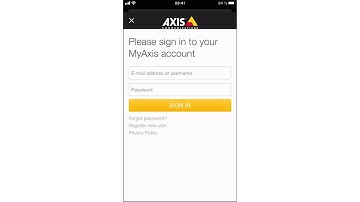 AXIS Camera Station mobile app - Connect to Secure Remote Access systems