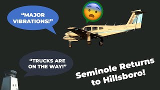 REAL ATC || SEMINOLE REPORTS VIBRATIONS AND DECLARES AN EMERGENCY