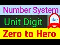 Number System in Bengali | Unit digits in bengali | WBCS Maths Class | Wbcs preparation