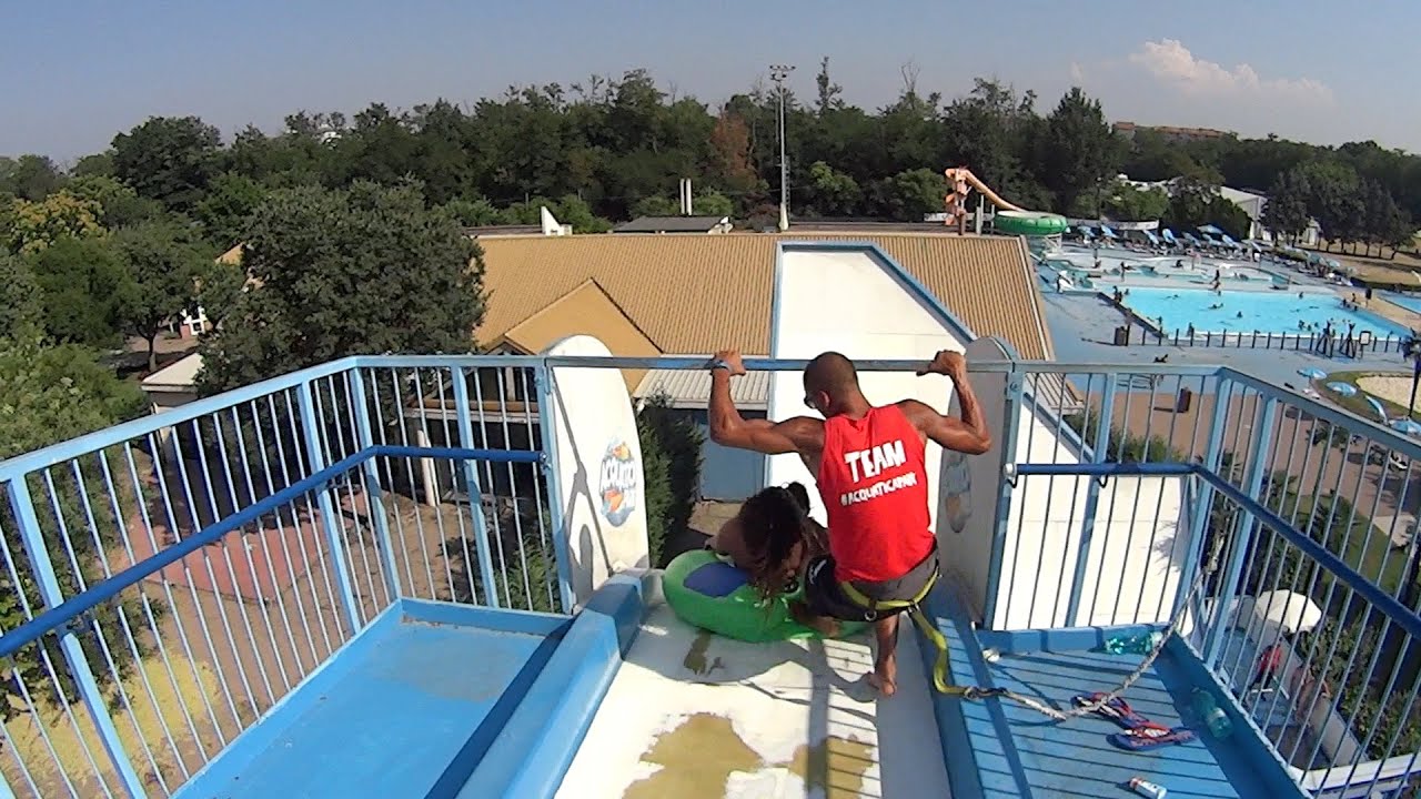 Big Pipe Water Slide at Acquatica Park - YouTube