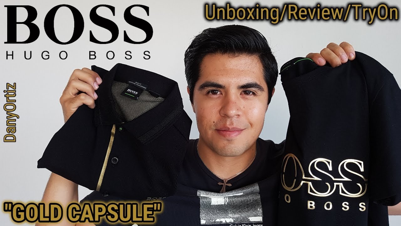 Mesa final Tanga estrecha paquete BOSS || Gold Capsule || Playeras || Unboxing+Review+TryOn || DanyOrtiz -  YouTube