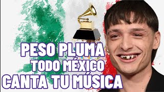 TODO MÉXICO CELEBRA El Grammy de Peso Pluma ¡Qué espantoso!