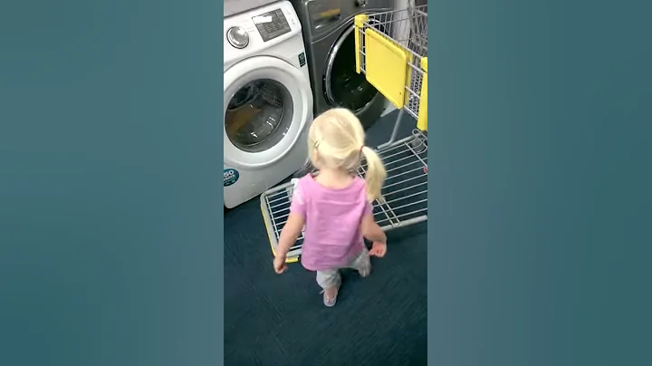 Linnea Della Palmer shops for a washing machine