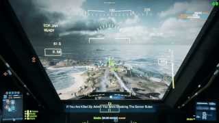 How to aim with attack Helicopter in BF3