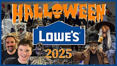 Lowe’s Halloween 2025 New Animatronics & Decor In Store Shopping Walkthrough! CODE ORANGE!