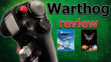 Hotas Warthog  review stick in Elite Dangerous 2021