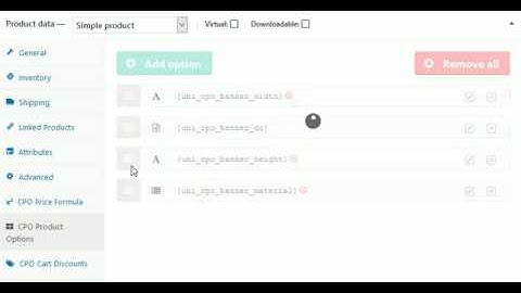 Uni CPO - Options UI