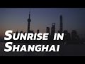 Sunrise in shanghai