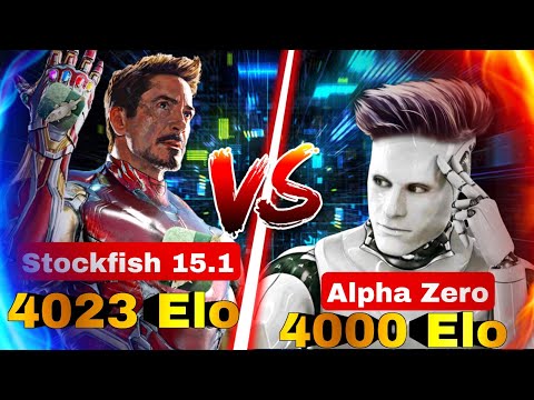 Legendary 4000 Elo Chess Battle !! Stockfish 15.1 Vs Alpha Zero, Stockfish  15.1, Gothamchess