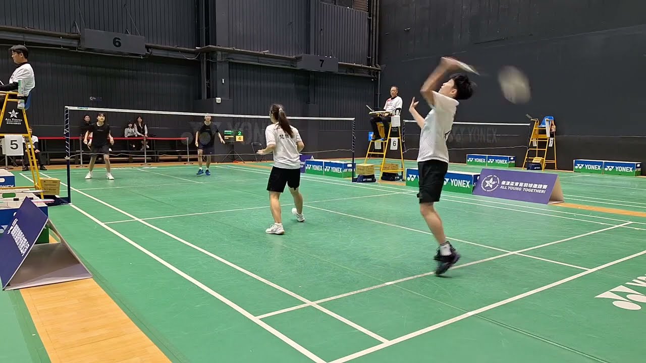 2024優漾盃育苗羽球邀請賽 公開組團體四強 Prosh VS 快羽梵爾斯 第一點 鍾侃妤(甲)/吳孟真(甲) VS 楊穎琦(甲)/蘇湘玲(甲)