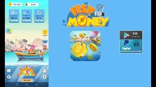 Fish for Money تطبيق لجمع المال بسرعه البرق وبطاقه جوجل بلاي شاهد شرح تطبيق screenshot 2