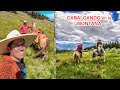 CÓMO ENSILLAR y MONTAR UN CABALLO BRIOSO | CABALGANDO en la MONTAÑA, PALLASCA