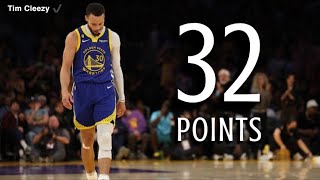 Stephen Curry Full Highlights vs Lakers | Game 6 | (05.12.23) - 32 Pts, 6 Rebs, 5 Asts! 2160p60