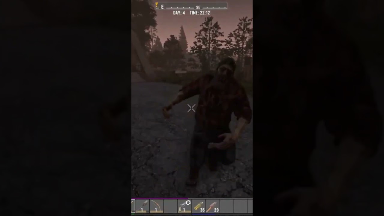 going all stabby on a lumber jack zombie a 7daystodie series #survival #zombieapocalypse #7daystodie