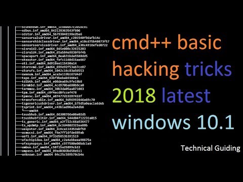 cmd++ basic hacking tricks 2018 | command prompt - YouTube