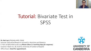 Bivariate analysis Tutorial
