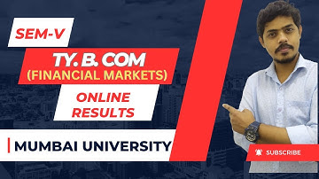 How to Check TYBCOM SEM-V (Financial Markets) Online Results l Mumbai University l Mukund Sir