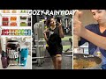 Cozy rainy day  gym  fridge organizing    