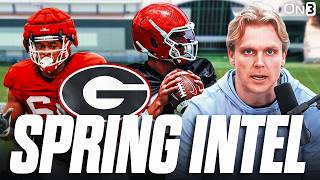 Famous Georgia Bulldogs Spring Practice Intel | Gunner Stockton Injury, SURPRISING OL Name, Transfer Report Wealth