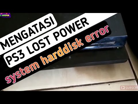 CARA MENGATASI PS3 LOST POWER & YLOD karena kerusakan system hardisk