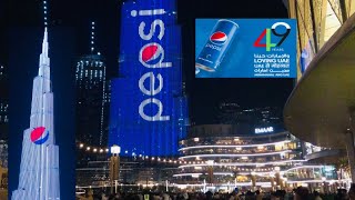 Pepsi lights up Burj khalifa in celebration of UAE National Day 2020