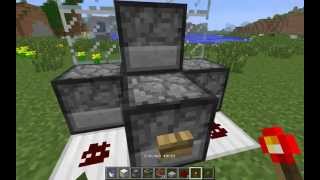 Как сделать мини-пушку MInecraft 1.5.2-1.8 Как сделать мини-пушку MInecraft 1.5.2-1.8