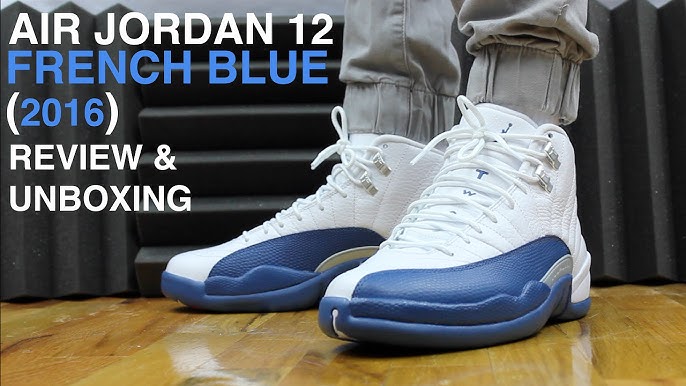 On-Feet Images Of The Air Jordan 12 French Blue •