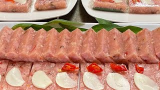 Nem chua không làm bằng thịt sống, rất ngon mà không sợ nhiễm khuẩn bị Tào Tháo…@ VH22 Bếp Việt