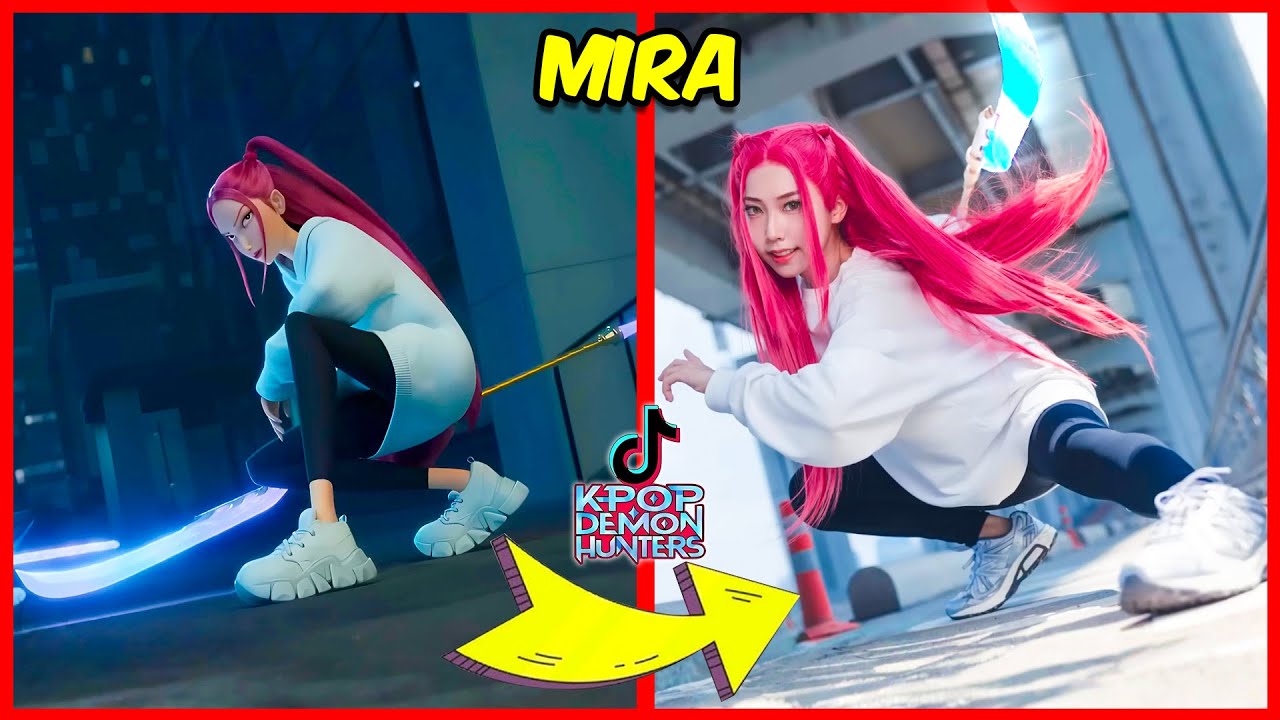 LAS GUERRERAS DEL K-POP versión TIK TOK 🤯🎶+Adivina La Canción LAS GUERRERAS K-POP💜Rumi🔥Saja Boys