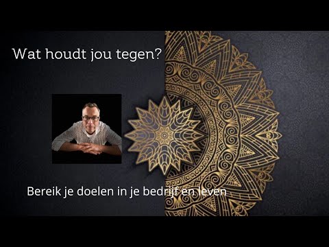 Wat houdt jou tegen in je bedrijf?