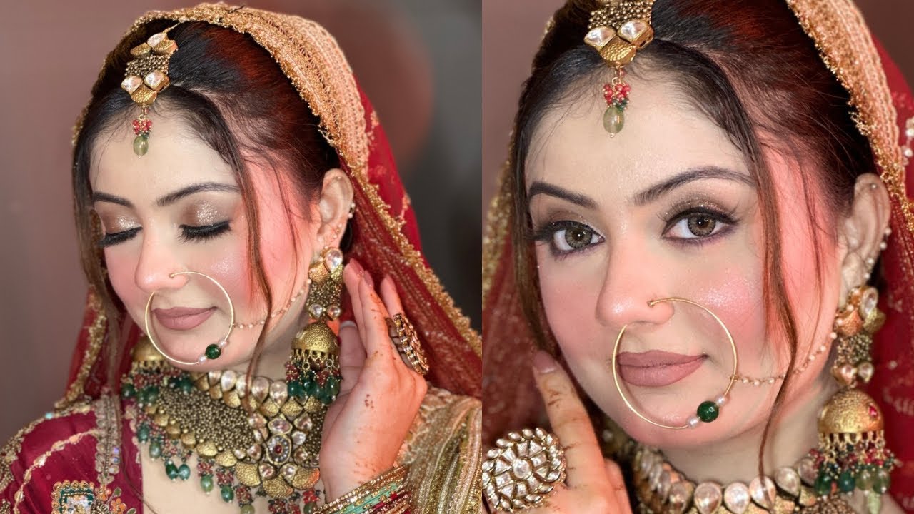 Winter makeup step by step for dry skin | glowy makeup look @Rihana_makeover 