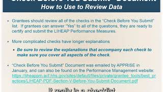 Common Issues & Reminders for Completing the FY2017 Performance Data Form Module 2 & Optional Mod. 3