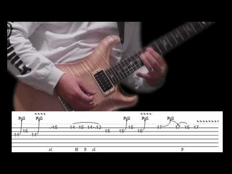 Guitar Lesson with tabs - Scorpions - Rock You Like a Hurricane (intro solo)