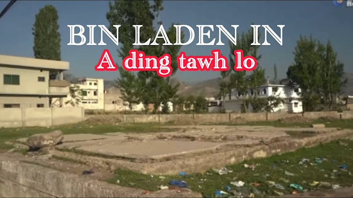 Bin Laden kha a la thi lo an ti tlat. A țhenawm khawvêngte ikawmna