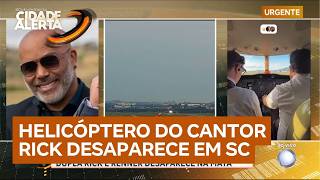 Play video: Helicóptero com cantor Rick Sollo desaparece durante temporal em Santa Catarina