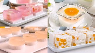 4 Easy Popular Fruit Agar agar Jelly Recipes Compilation 2 | 4款燕菜糕果冻食谱