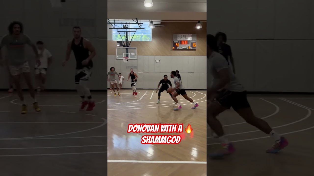 Shammgod Spida 🔥🔥 Donovan Mitchell with a tough move at a BlackOps Run in NYC
