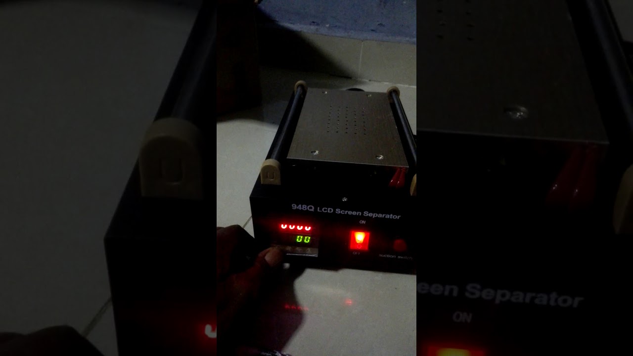 948q lcd separate machine problem - YouTube