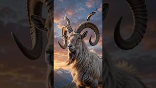 Epic giant-horned markhor, 🐐