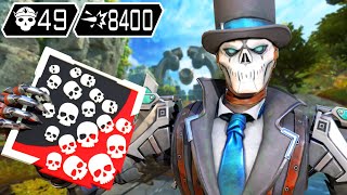 SUPER REVENANT 49 KILLS & 8400 DAMAGE WAS EPIC IN AMAZING TWO GAMES (Apex Legends Gameplay)