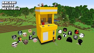 SURVIVAL ARCADE HOUSE WITH 100 NEXTBOTS in Minecraft  Gameplay  Coffin Meme