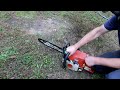 Stihl chainsaw stalling? Simple fix? Check if it