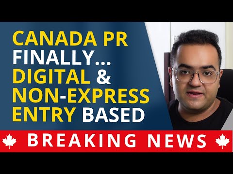 #BREAKINGNEWS Canada PR goes DIGITAL & NON-Express Entry based -#Immigration News Latest IRCC Update