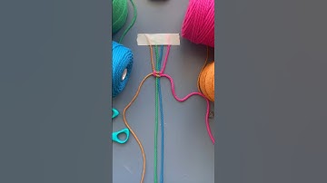 Macrame Basics: learn to do a Square Knot!  #macrame #macrametutorial #diy  #squareknottutorial